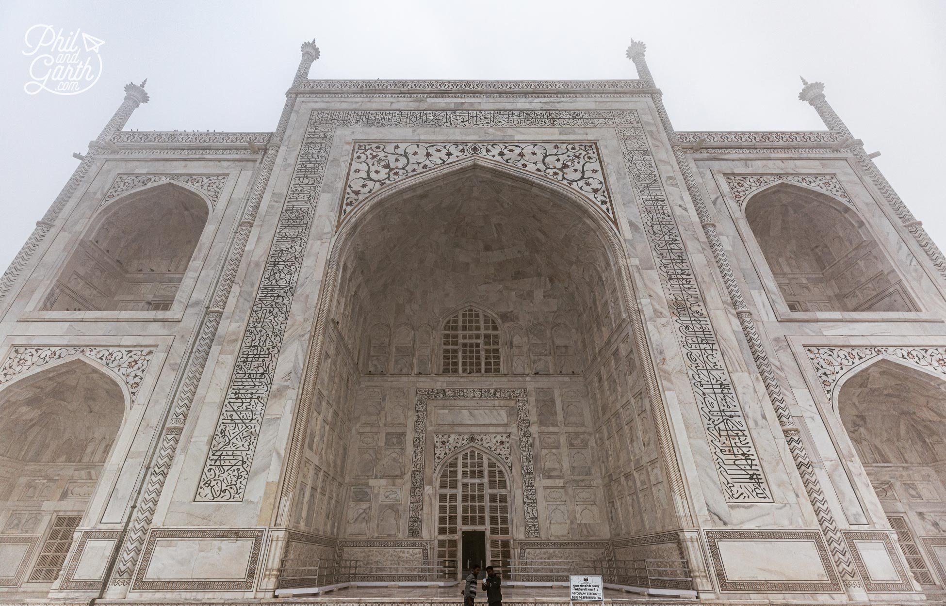 Entrance to the mausoleum