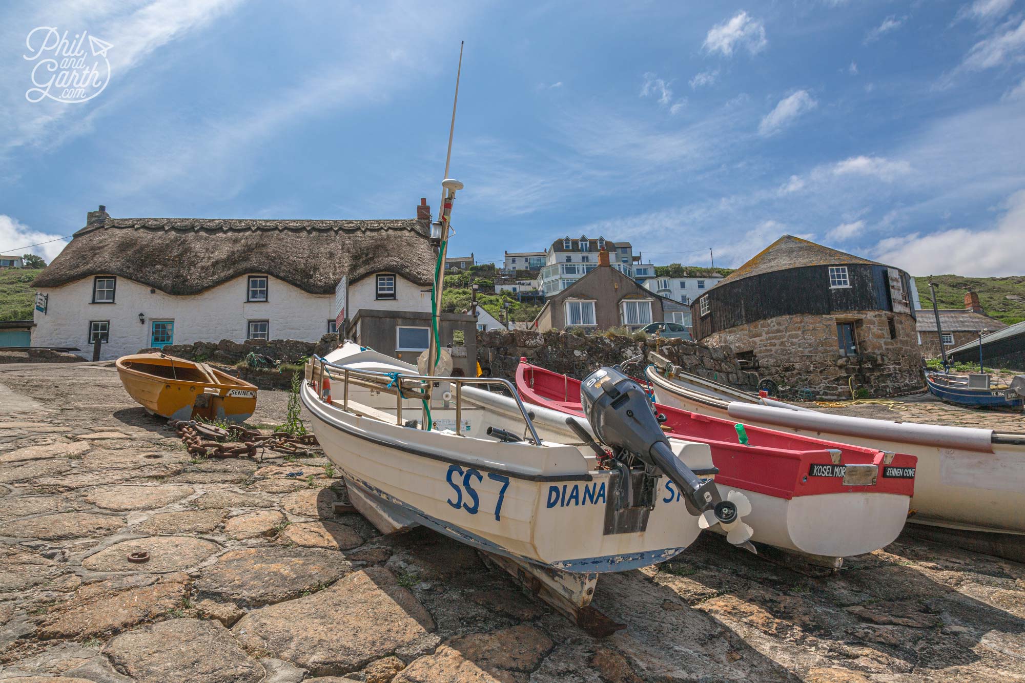 Pretty Sennen Cove Harbour