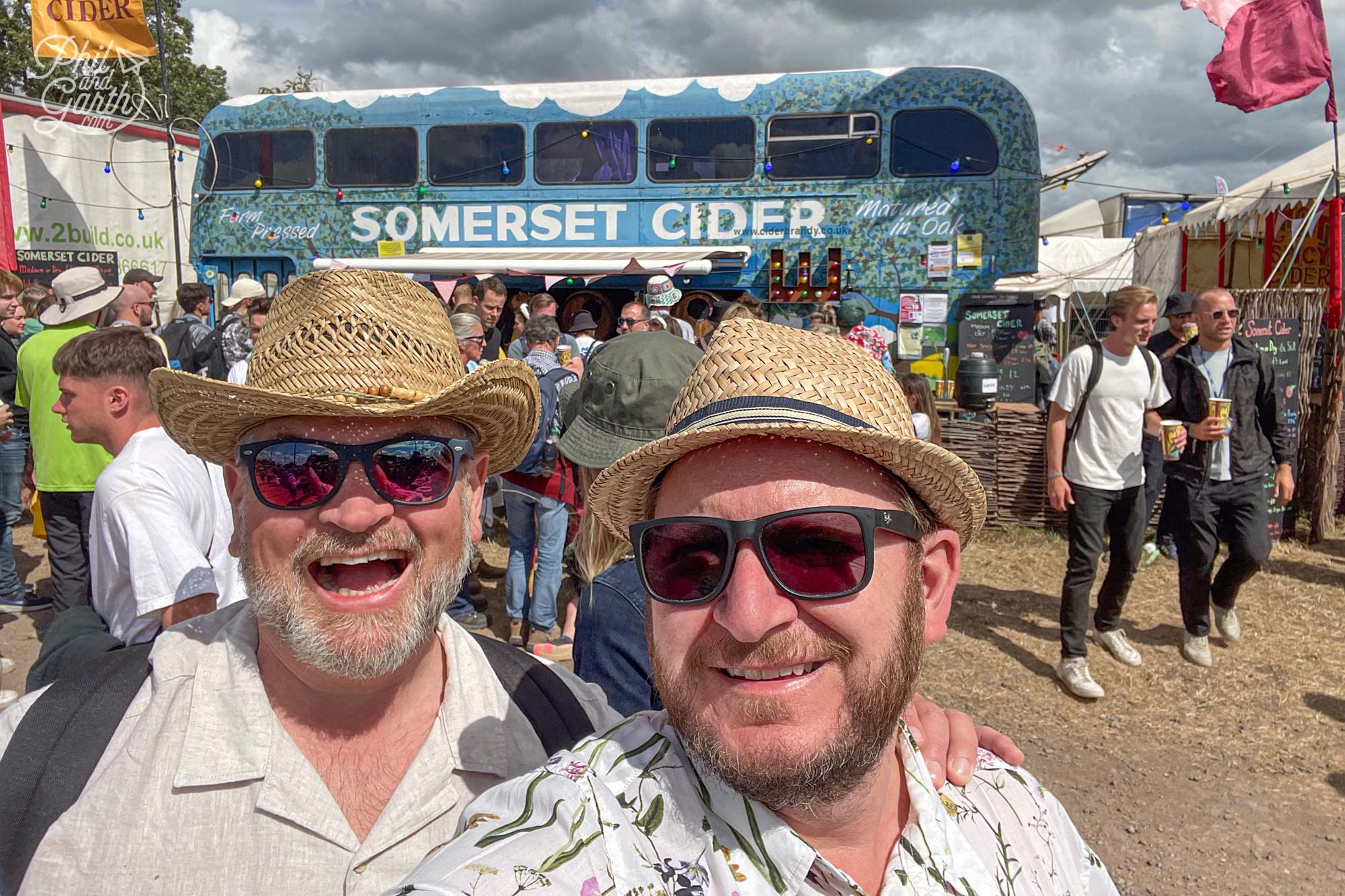 Make sure you visit Glastonbury's iconic Cider Bus which has been here for years