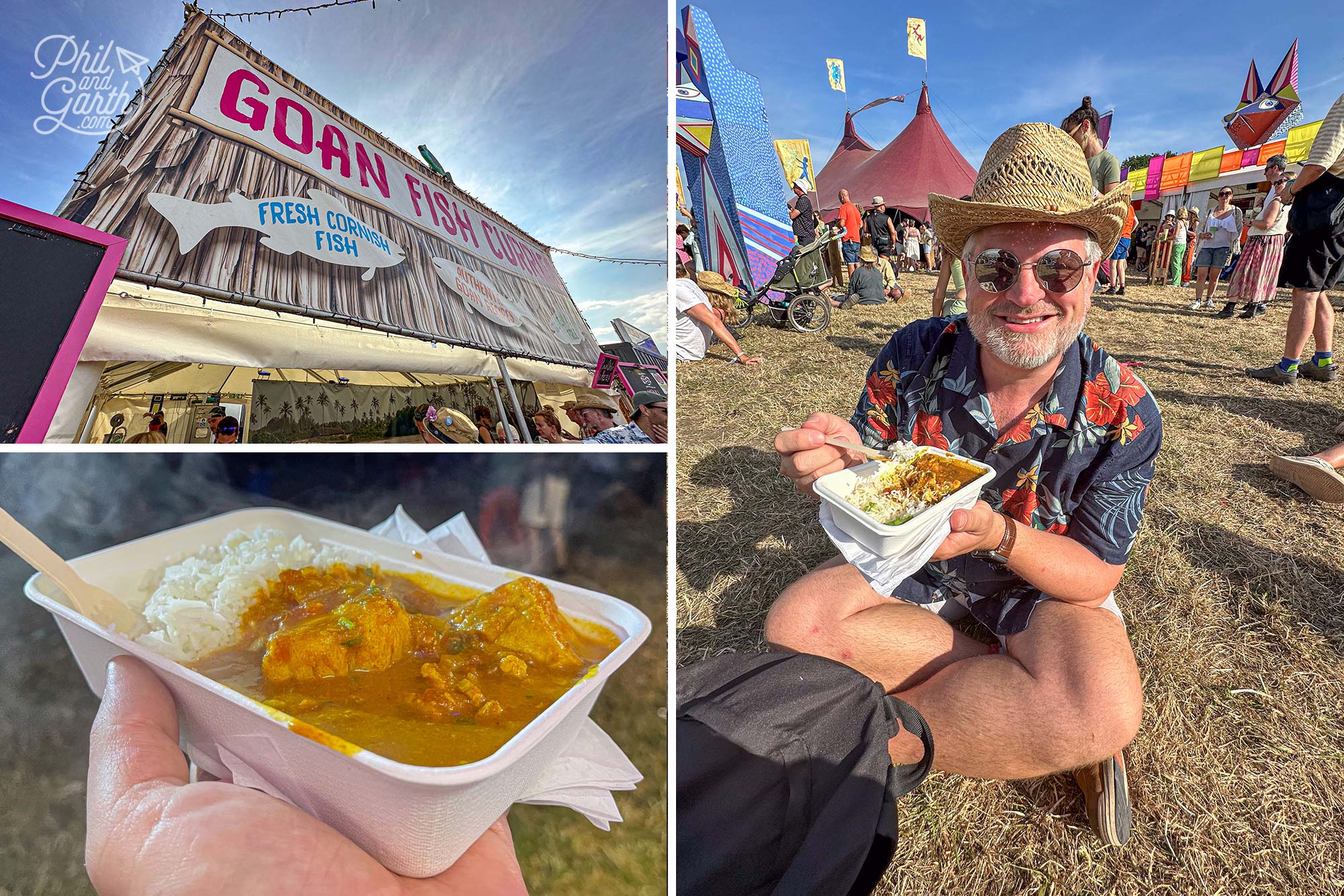 Our favourite Glasto food stall - Goan Fish Curry