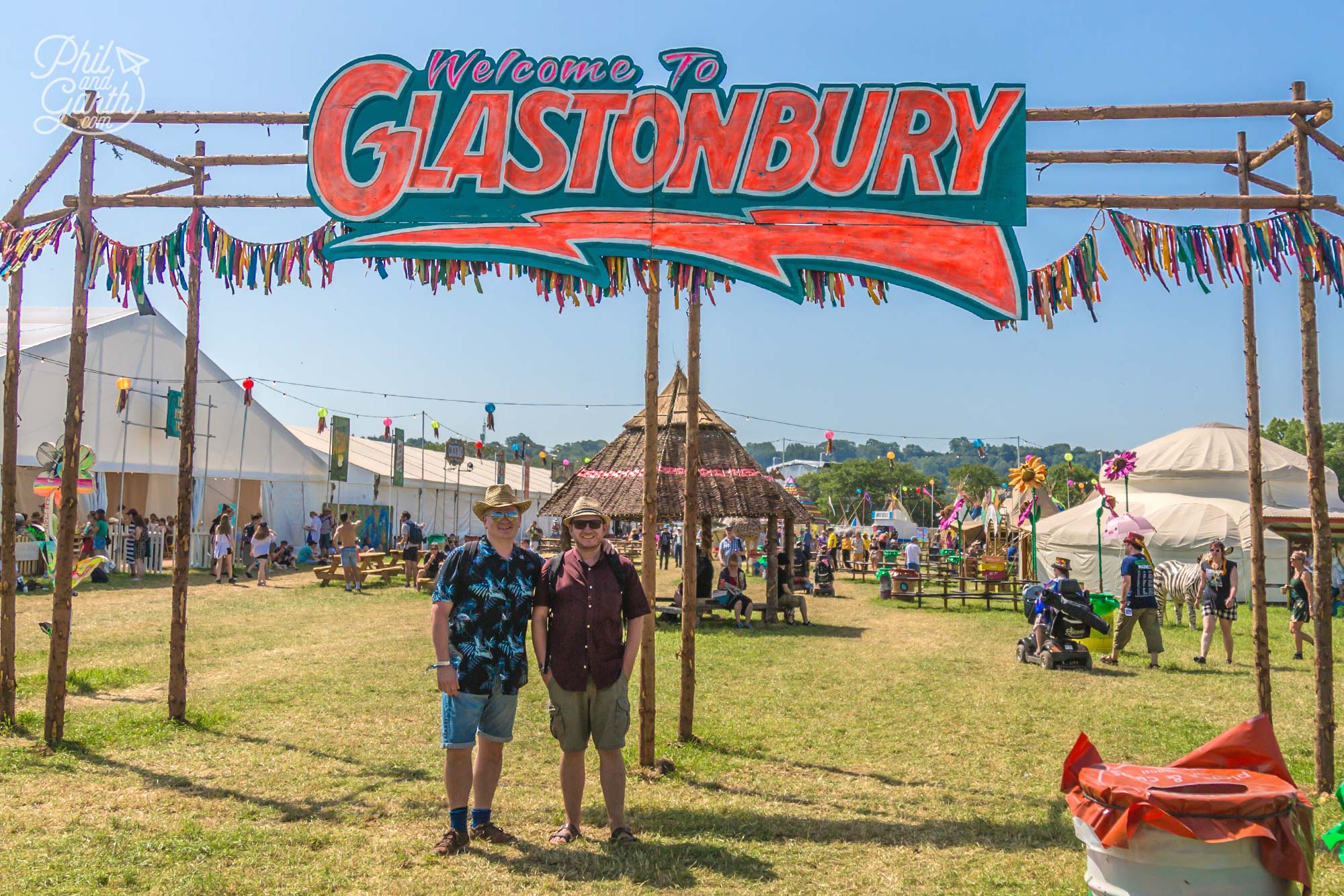 Welcome to Glastonbury with Phil and Garth