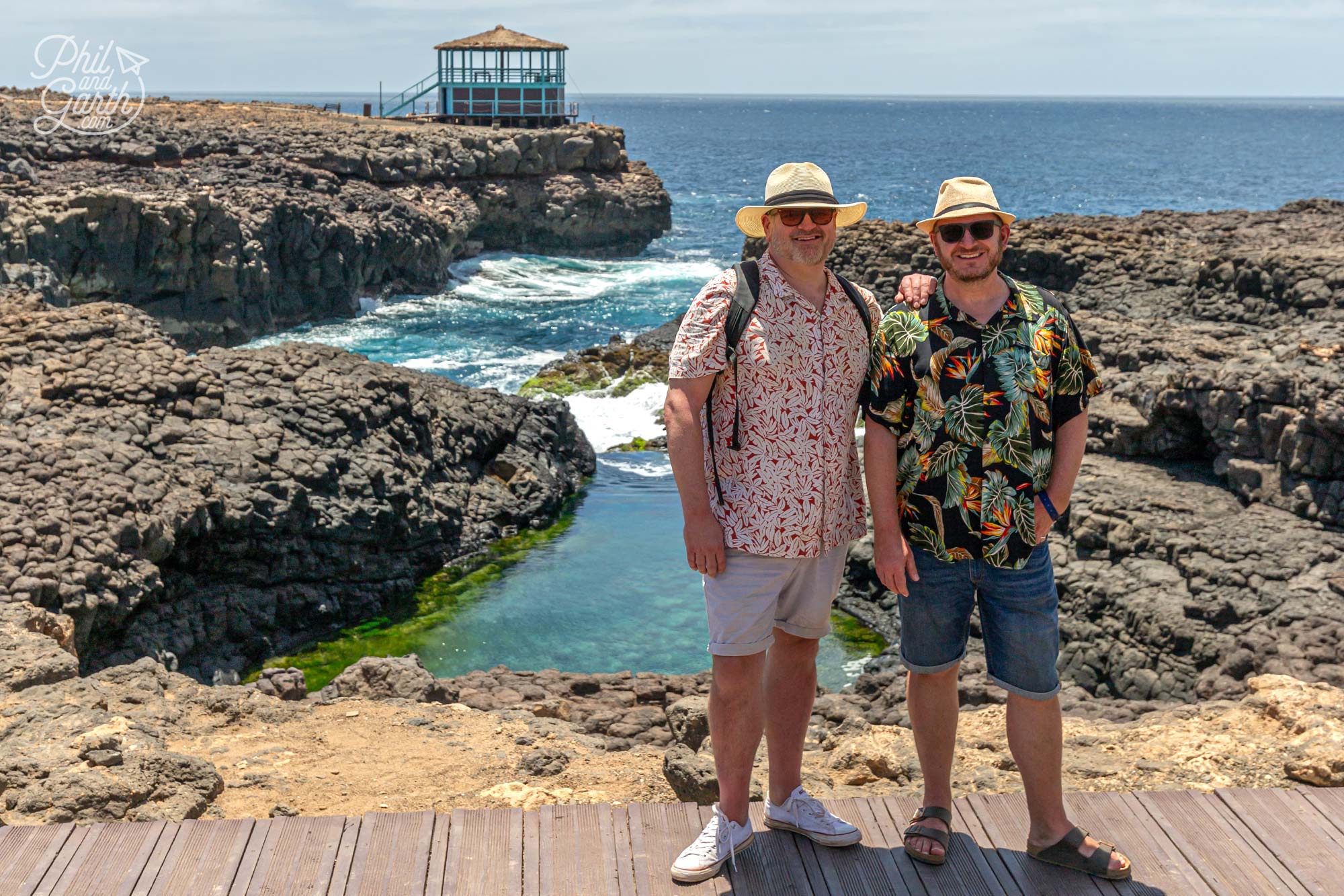 Phil and Garth at Buracona