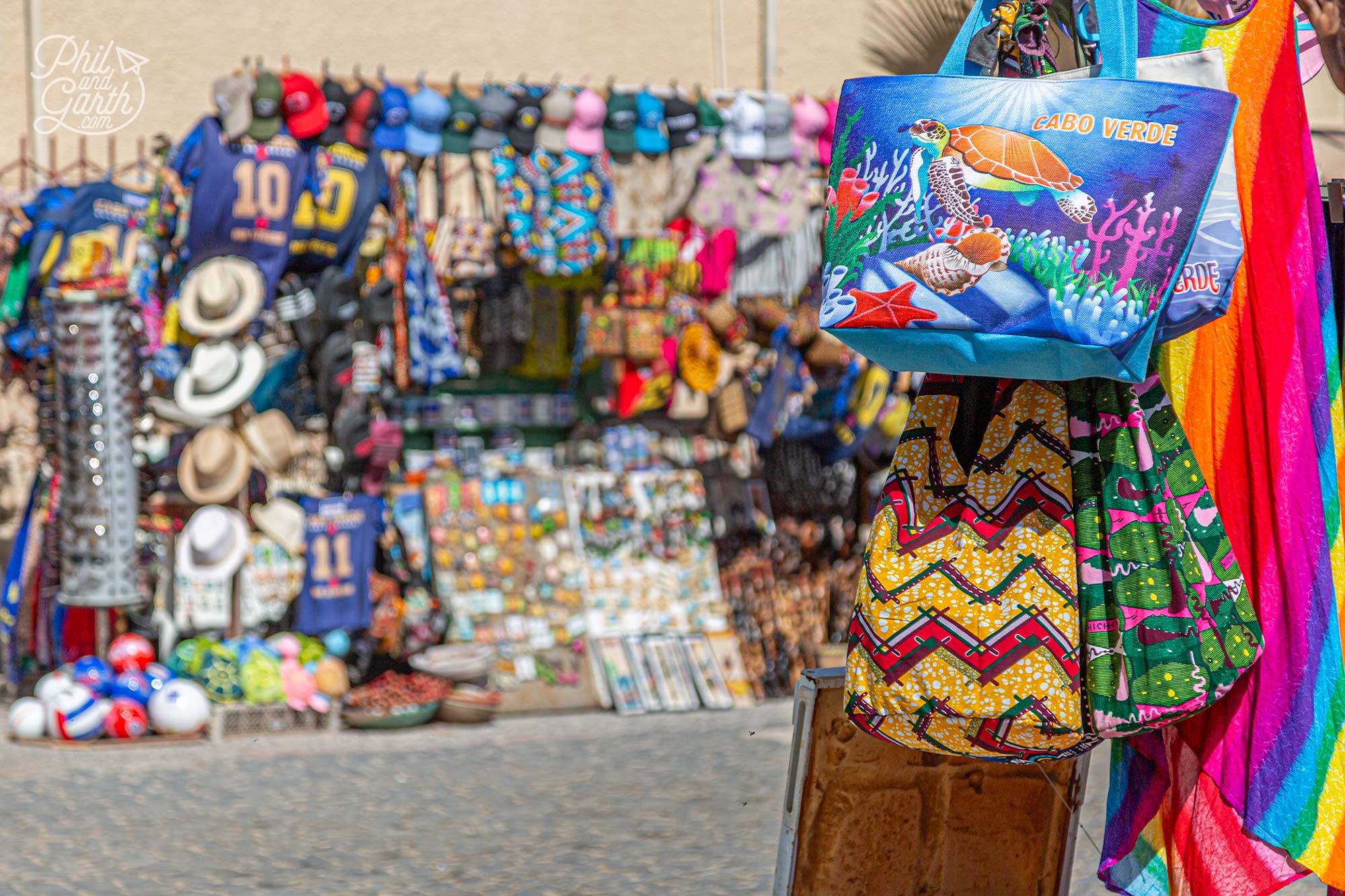 Santa Maria tourist stalls