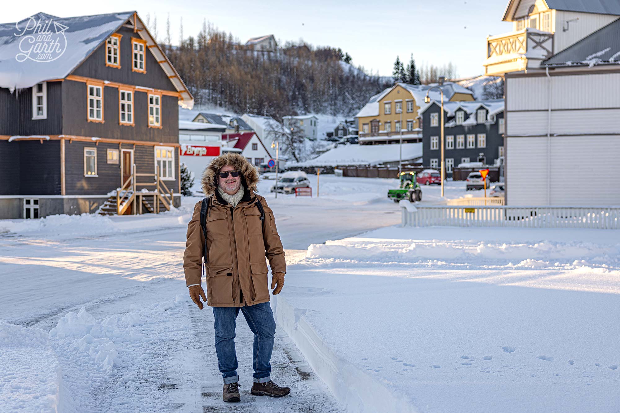 Phil in Akureyri Old Town