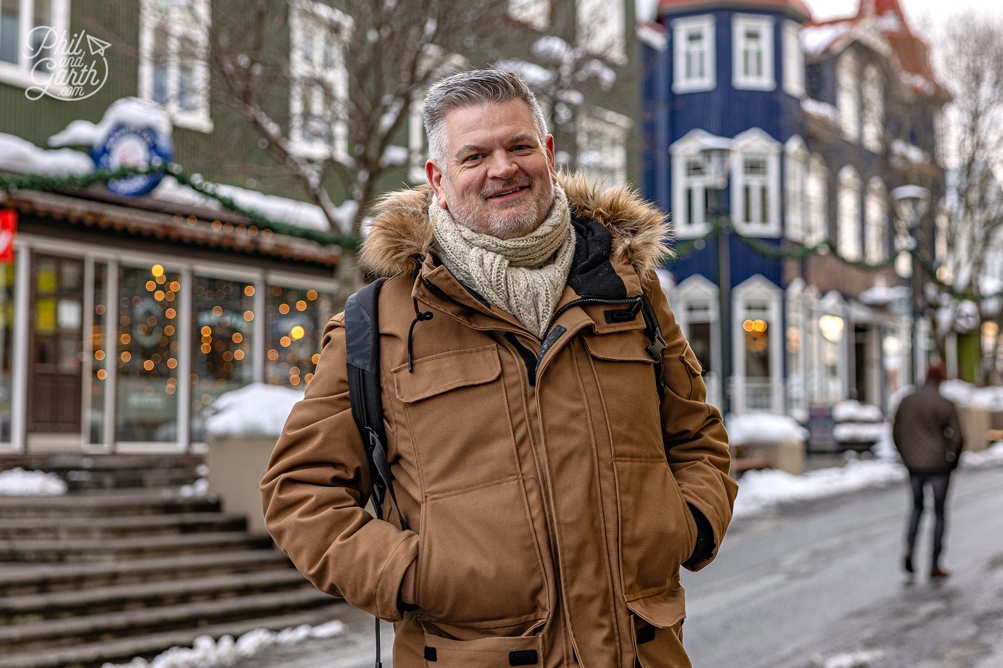 Phil on Hafnarstraeti, Akureyri's maon shopping street