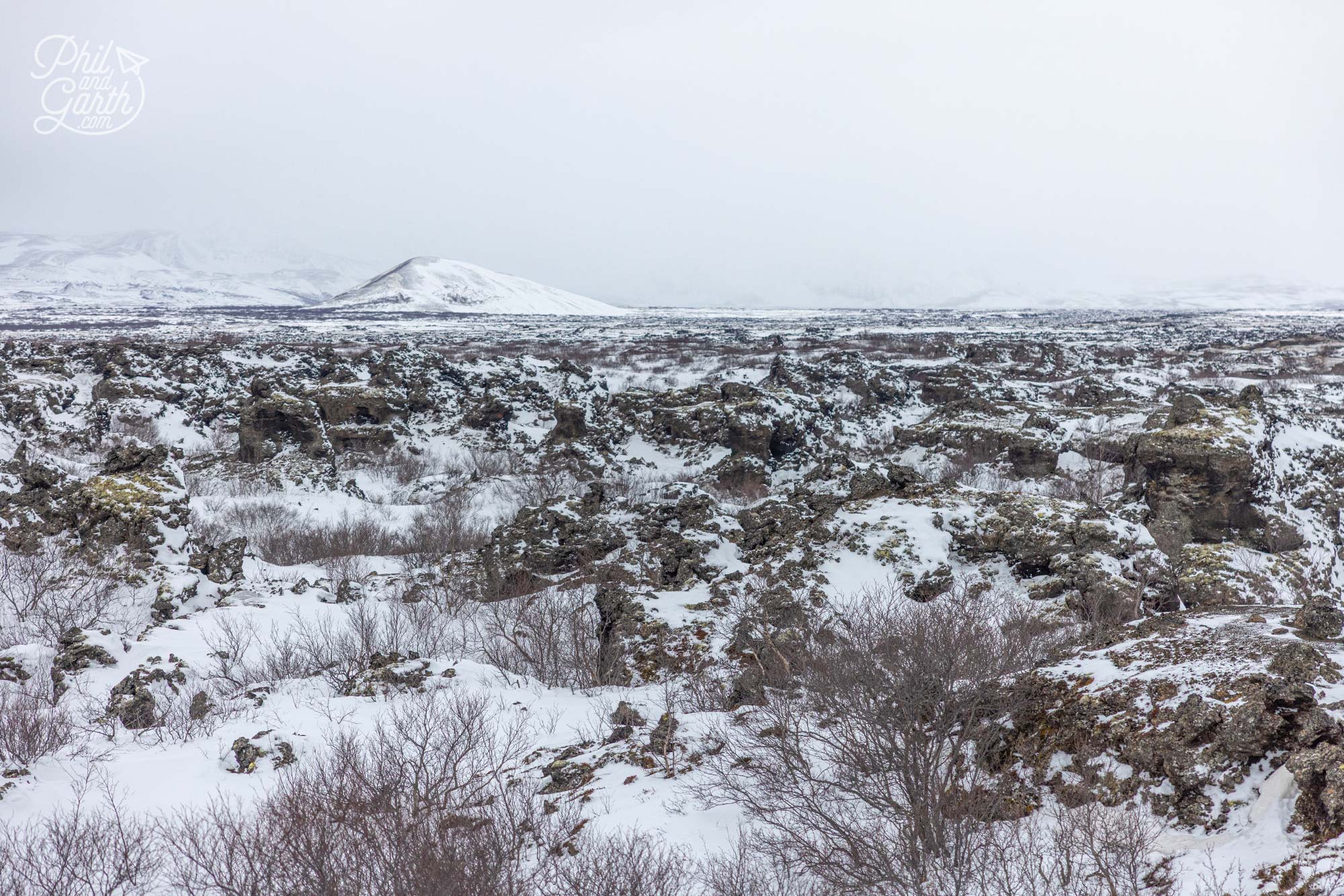 Dimmuborgir lava fields - where Game of Thrones was filmed 